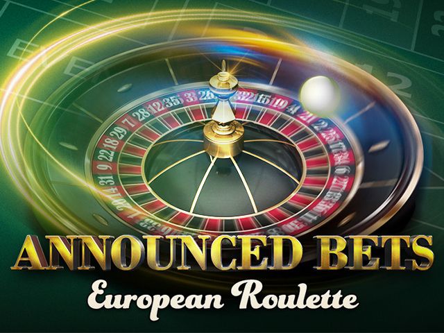 European Roulette. Announced Bets